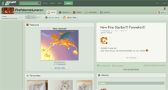 Desktop Screenshot of firepokemonlovers.deviantart.com