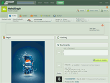 Tablet Screenshot of mehdgraph.deviantart.com