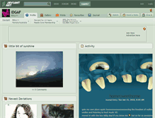 Tablet Screenshot of idgaf.deviantart.com