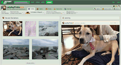 Desktop Screenshot of lazyrayfinkle.deviantart.com