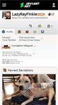 Mobile Screenshot of lazyrayfinkle.deviantart.com