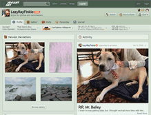 Tablet Screenshot of lazyrayfinkle.deviantart.com