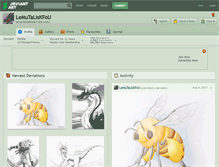 Tablet Screenshot of lemutaliskfou.deviantart.com