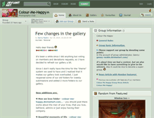 Tablet Screenshot of colour-me-happy.deviantart.com