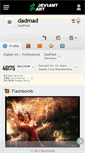 Mobile Screenshot of dadmad.deviantart.com