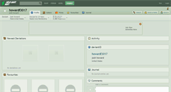 Desktop Screenshot of howardf3017.deviantart.com
