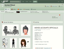 Tablet Screenshot of memberviiiaxel.deviantart.com