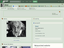 Tablet Screenshot of ilimel.deviantart.com
