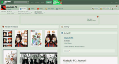 Desktop Screenshot of akatsuki-fc.deviantart.com