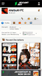 Mobile Screenshot of akatsuki-fc.deviantart.com
