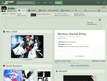 Tablet Screenshot of dvdice.deviantart.com