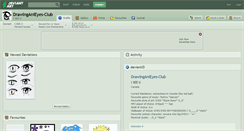 Desktop Screenshot of drawinganieyes-club.deviantart.com