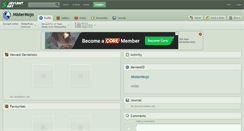 Desktop Screenshot of mistermojo.deviantart.com