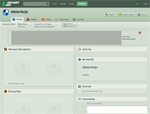 Tablet Screenshot of mistermojo.deviantart.com
