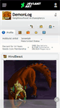 Mobile Screenshot of demonlog.deviantart.com