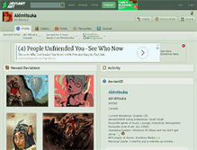 Tablet Screenshot of akimitsuka.deviantart.com