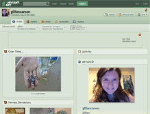 Tablet Screenshot of gilliancarson.deviantart.com
