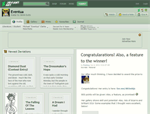 Tablet Screenshot of eventua.deviantart.com