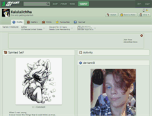 Tablet Screenshot of kaluluuchiha.deviantart.com