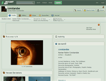 Tablet Screenshot of constandse.deviantart.com
