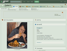 Tablet Screenshot of evelyn11.deviantart.com