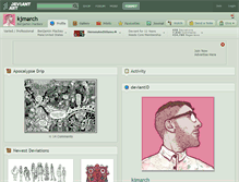 Tablet Screenshot of kjmarch.deviantart.com
