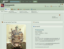 Tablet Screenshot of dreamparacite.deviantart.com