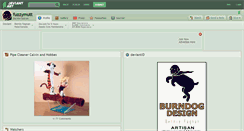 Desktop Screenshot of fuzzymutt.deviantart.com