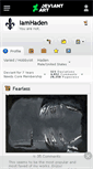 Mobile Screenshot of iamhaden.deviantart.com