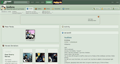 Desktop Screenshot of loudluna.deviantart.com