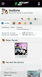 Mobile Screenshot of loudluna.deviantart.com