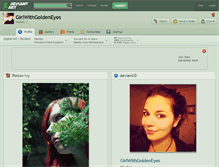 Tablet Screenshot of girlwithgoldeneyes.deviantart.com