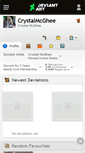 Mobile Screenshot of crystalmcghee.deviantart.com