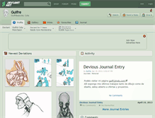 Tablet Screenshot of guifre.deviantart.com