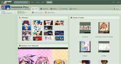 Desktop Screenshot of humansonic-pics.deviantart.com