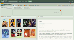 Desktop Screenshot of mysticcookie.deviantart.com