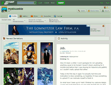 Tablet Screenshot of mysticcookie.deviantart.com