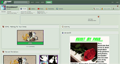 Desktop Screenshot of kholdstarev.deviantart.com