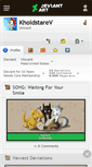 Mobile Screenshot of kholdstarev.deviantart.com