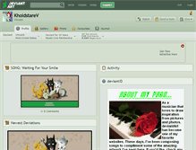 Tablet Screenshot of kholdstarev.deviantart.com