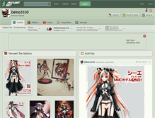 Tablet Screenshot of deino3330.deviantart.com