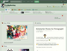 Tablet Screenshot of prodigybombay.deviantart.com