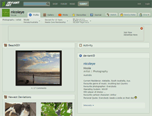 Tablet Screenshot of nicoleye.deviantart.com