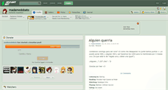 Desktop Screenshot of madamedobato.deviantart.com