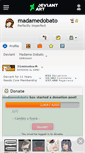 Mobile Screenshot of madamedobato.deviantart.com