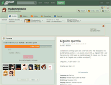 Tablet Screenshot of madamedobato.deviantart.com