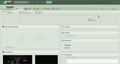 Desktop Screenshot of khatrah.deviantart.com