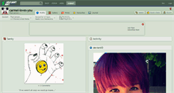 Desktop Screenshot of carmel-loves-you.deviantart.com