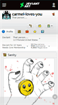 Mobile Screenshot of carmel-loves-you.deviantart.com