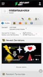 Mobile Screenshot of misteriousvoice.deviantart.com